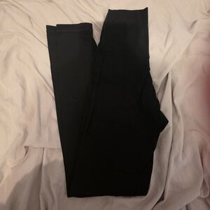 Aerie Offline Black Leggings Size XS, High-Rise Cross Over